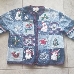 Vintage Ugly Christmas Sweater XL